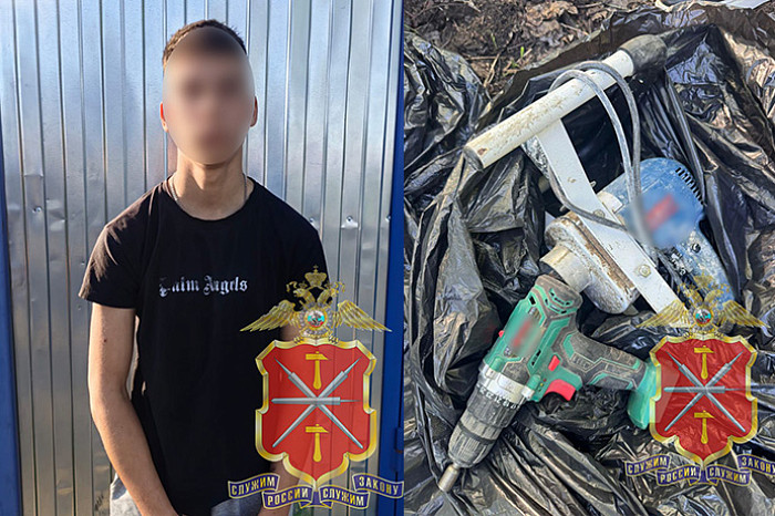 Житель Киреевска украл из магазина и закопал электроинструменты