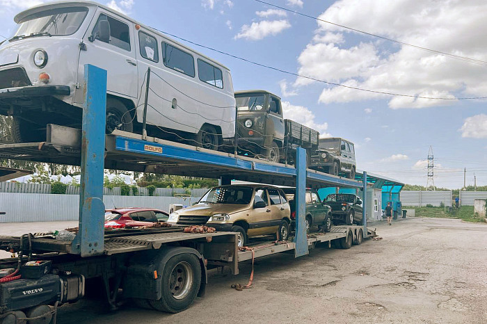 Тульским бойцам в зоне СВО и жителям Горловки передали 80 тонн гуманитарного груза