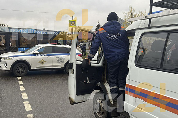 Появились фото с места падения обломка БПЛА на Кутузова в Туле