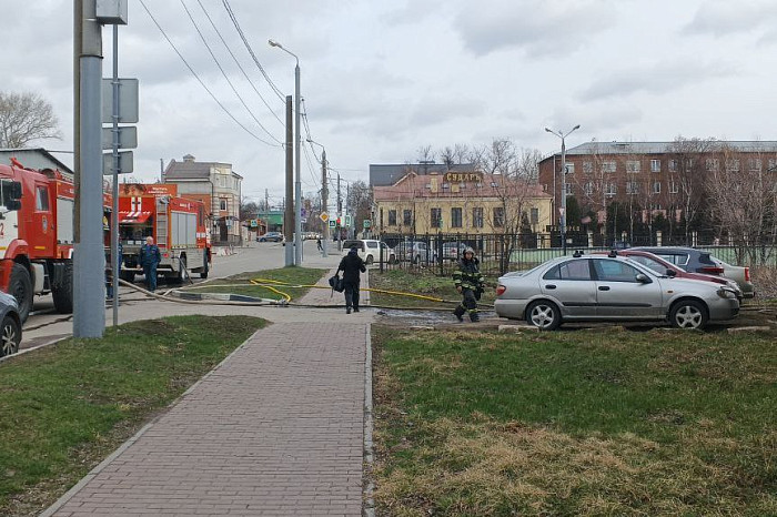 Пожар в историческом здании Тулы могли устроить бездомные Пожар в историческом здании Тулы могли устроить бездомные