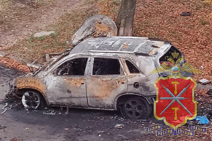 Новомосковец сжег автомобиль пенсионера, оскорбившего его сожительницу