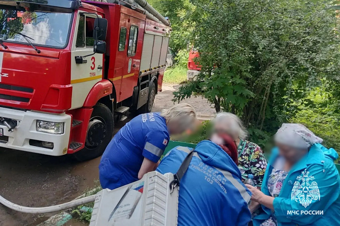 При пожаре в пятиэтажке на улице Волкова в Туле погибла женщина При пожаре в пятиэтажке на улице Волкова в Туле погибла женщина
