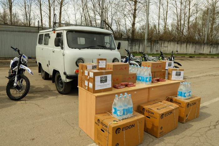 Илья Беспалов принял участие в передаче помощи бойцам СВО