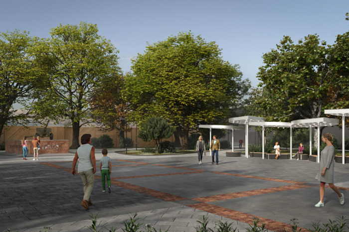 Тулякам показали будущий вид сквера на Оборонной и мемориала «Дмитрий Донской»