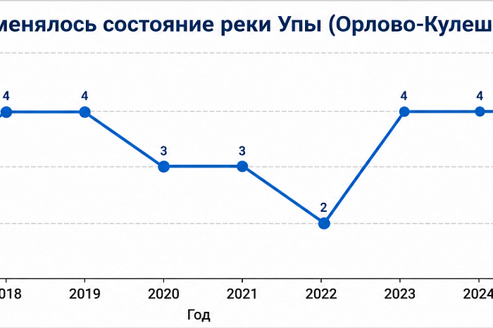 Вплоть до «экстремально грязной»: как менялось качество воды в реках Тульской области