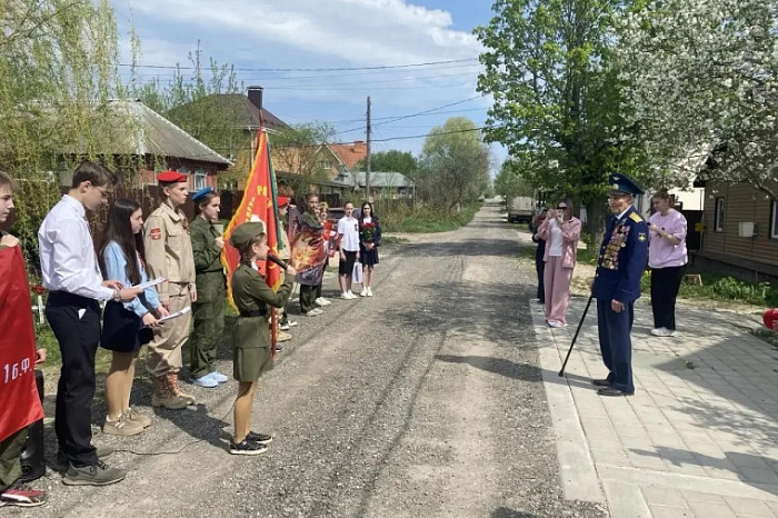 Акция «Парад у дома Ветерана» завершилась в Туле накануне Дня Победы