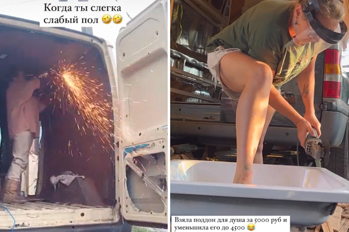 Где припарковался, там и дом: тулячка сама построила автодом из броневика Где припарковался, там и дом: тулячка сама построила автодом из броневика