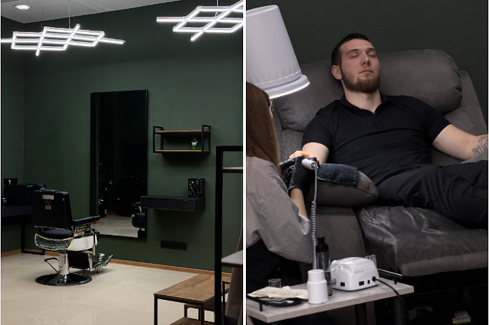 «Мы выросли среди пацанов»: история сестер-близнецов, которые открыли первый мужской салон красоты в Туле