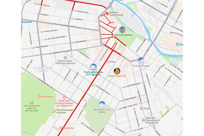 В Туле 17-19 июля ограничат движение транспорта из-за забега «Ночная Тула» В Туле 17-19 июля ограничат движение транспорта из-за забега «Ночная Тула»