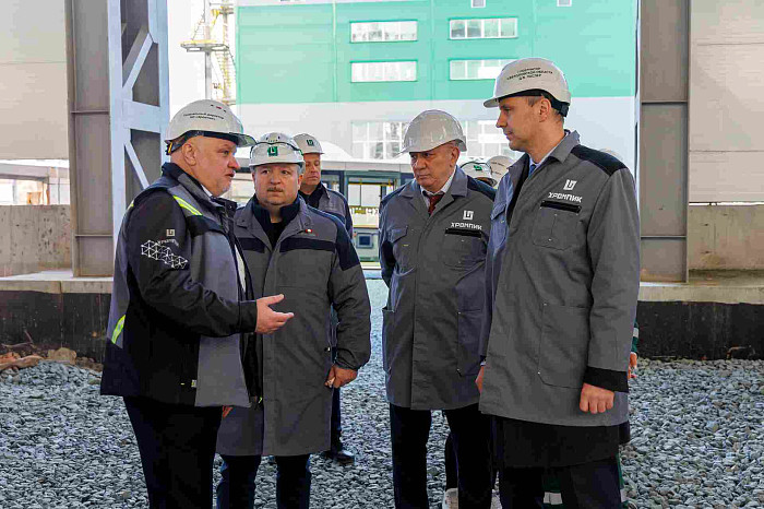 На заводе «Хромпик» запустили оборудование нового цеха по производству хромового ангидрида На заводе «Хромпик» запустили оборудование нового цеха по производству хромового ангидрида