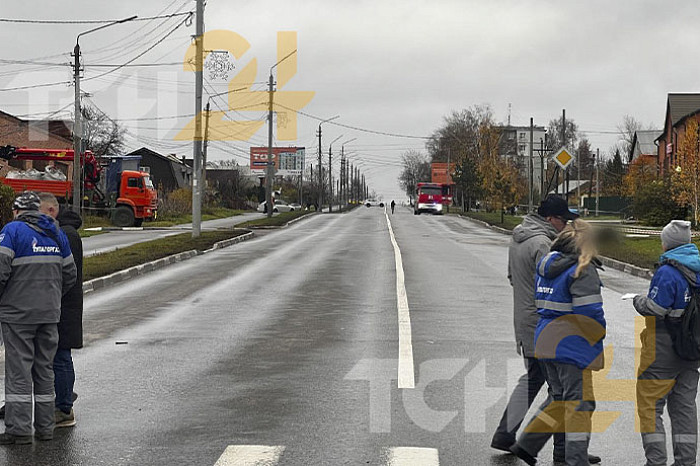 Появились фото с места падения обломка БПЛА на Кутузова в Туле