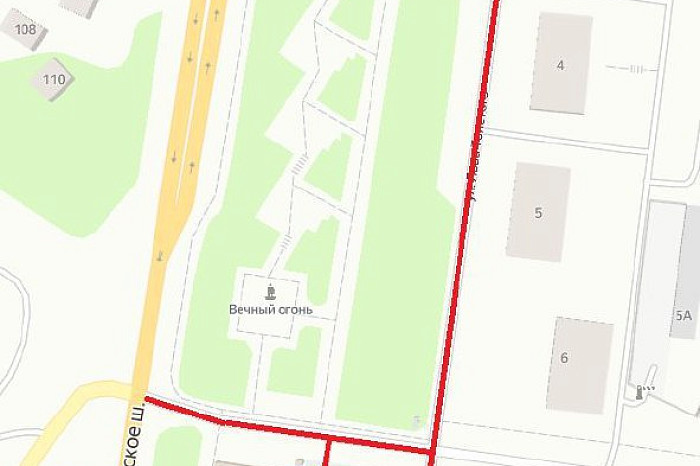 Движение транспорта ограничат на участке улиц в тульском поселке Менделеевский