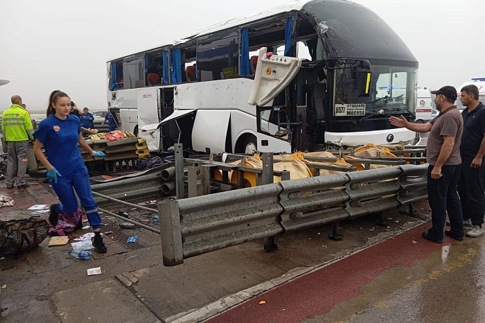 Авария с участием автобуса недалеко от Богородицка: причиной ДТП стал туман