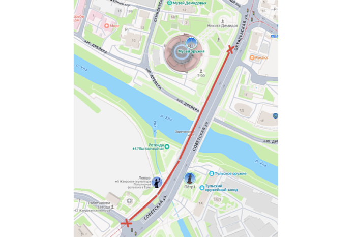 В Туле перекрыли трамвайные пути на Зареченском мосте из-за ремонта В Туле перекрыли трамвайные пути на Зареченском мосте из-за ремонта
