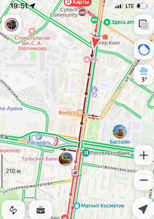 Фото: карты (Тульская служба новостей)