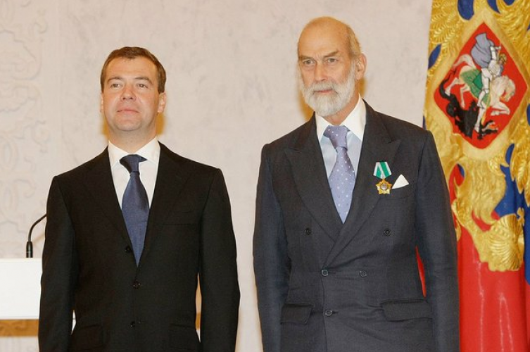 Дмитрий Медведев и Майкл Кентский, фото - МИД РФ