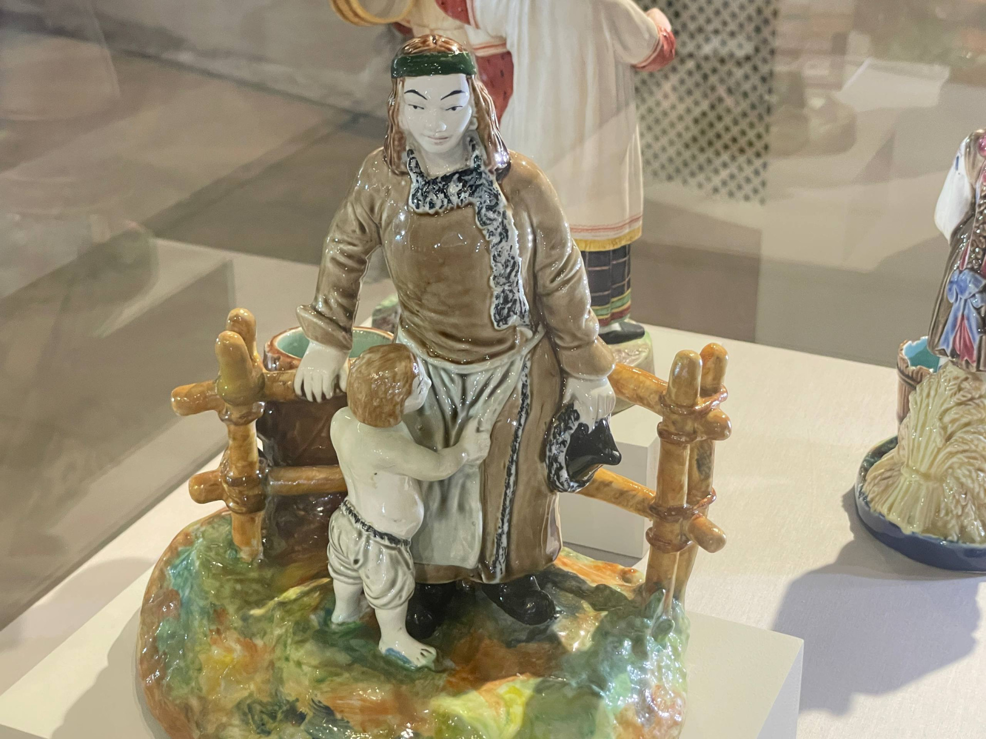 Бурятка с сыном 