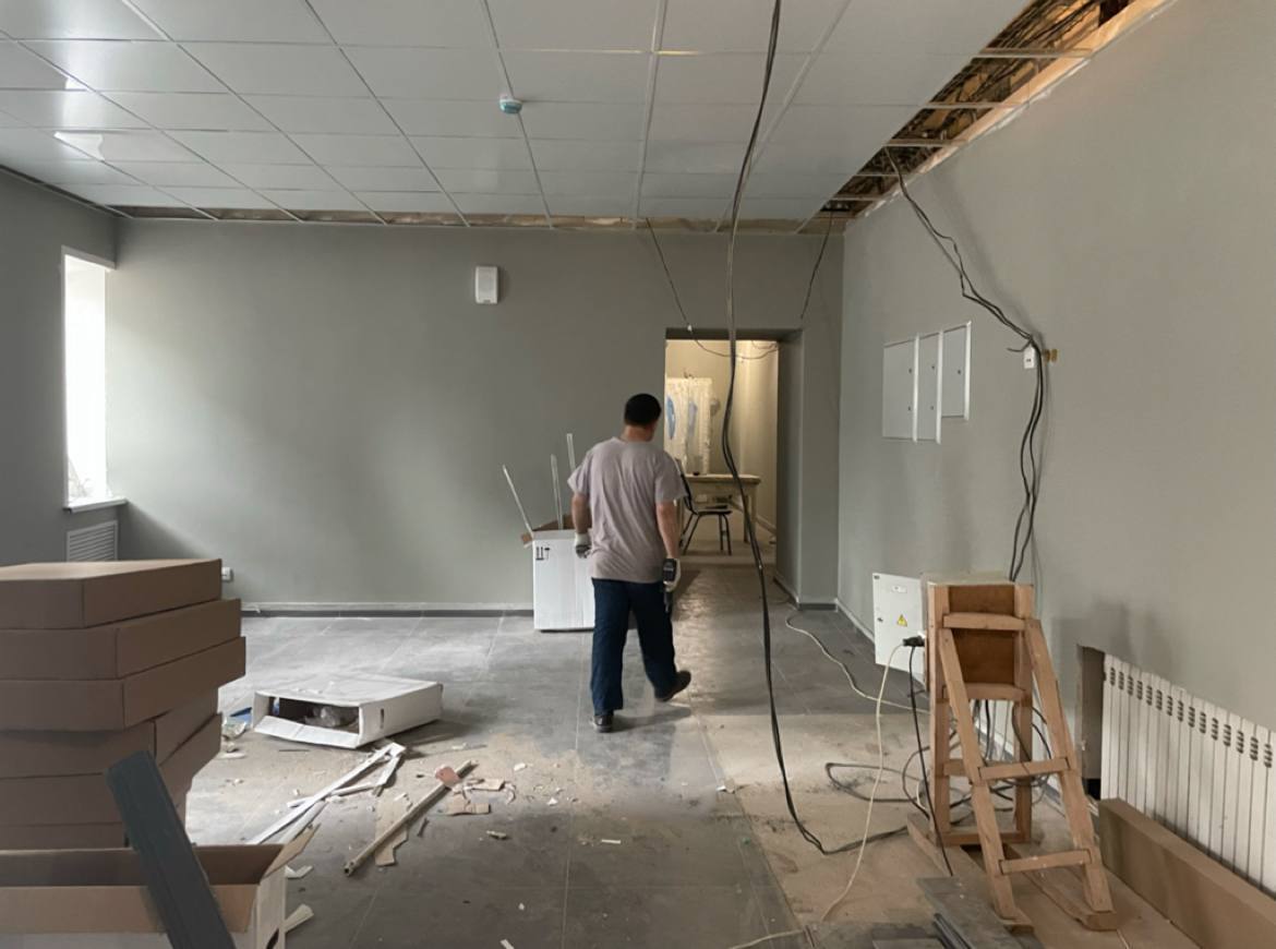 Ремонт поликлиники горбольницы №7 в Туле