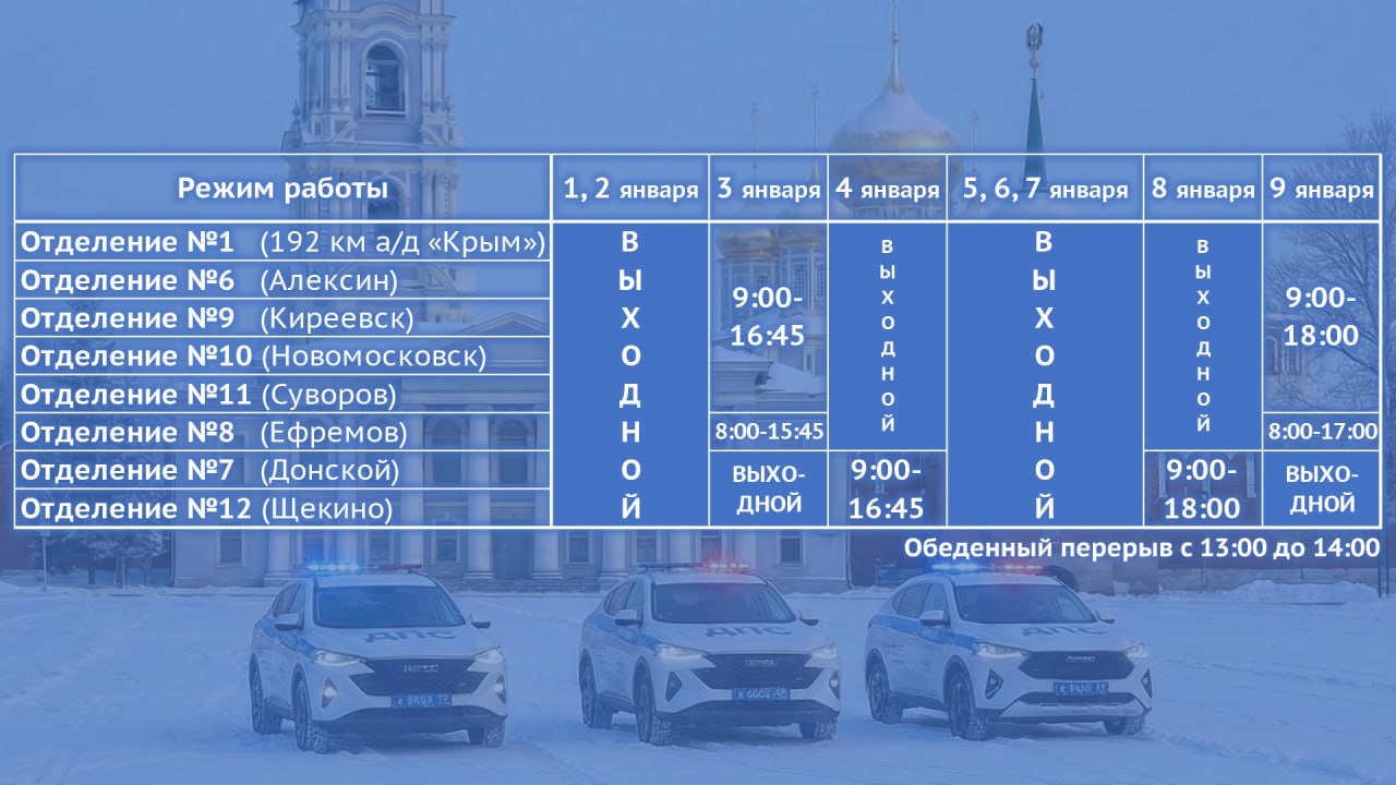 Фото: Госавтоинспекция Тульской области