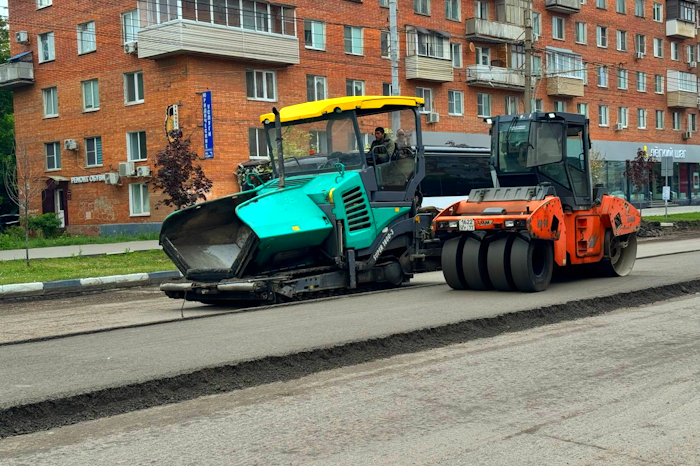Ремонт Красноармейского проспекта в Туле выполнен на 40% Ремонт Красноармейского проспекта в Туле выполнен на 40%