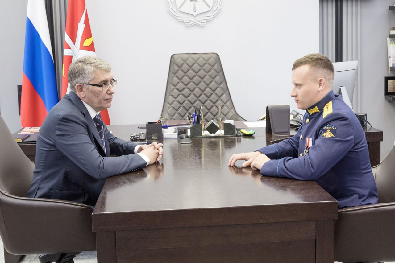 Губернатор с Дмитрием Шуваевым