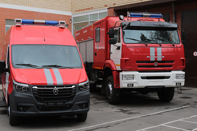 Тульские пожарные получили новую технику