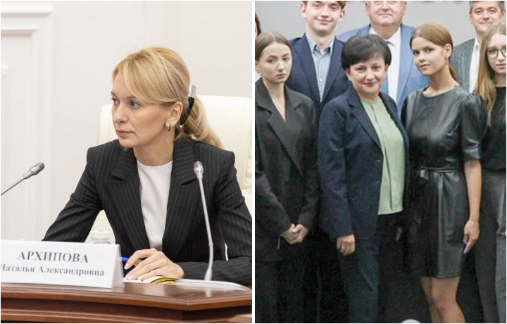 Наталья Архипова и Галина Якушкина (в центре)