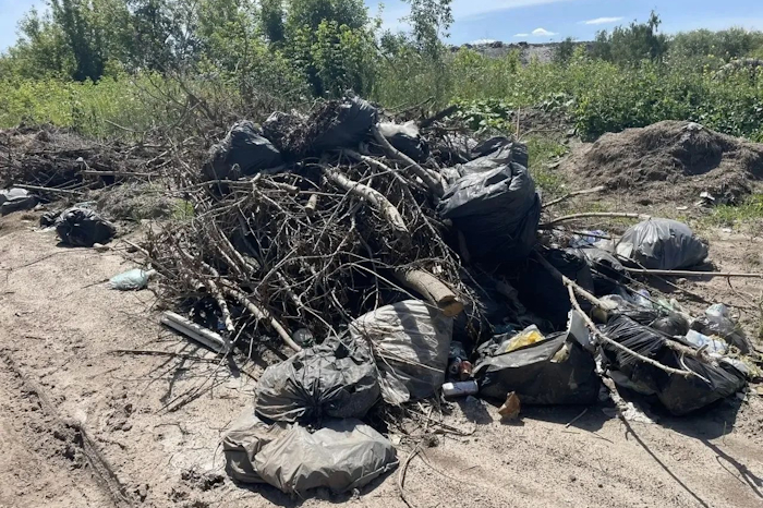 В Новомосковске вновь выявили незаконный сброс отходов рядом с полигоном В Новомосковске вновь выявили незаконный сброс отходов рядом с полигоном