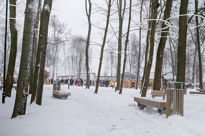 В Белеве после благоустройства открылся городской парк В Белеве после благоустройства открылся городской парк