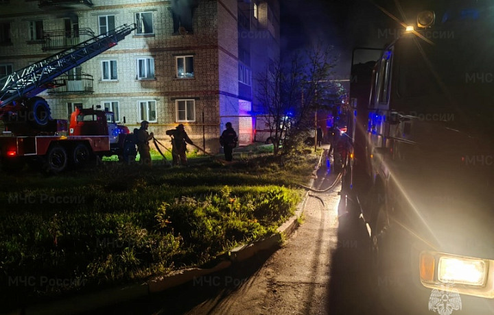 В Ефремове Тульской области при пожаре в жилом доме погиб человек