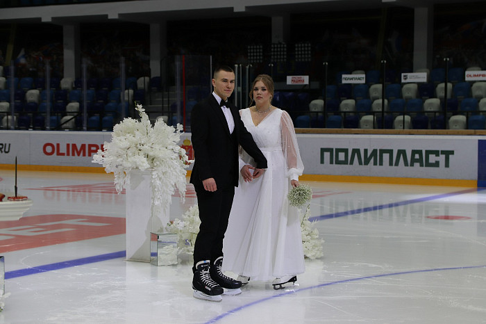Ледовая свадьба на коньках в Туле: как это было