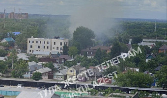 В Туле 14 июня загорелся склад