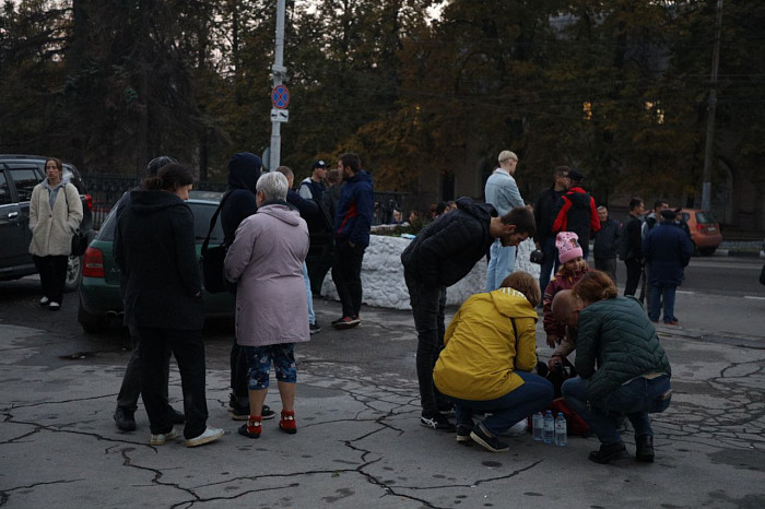 Около сотни мобилизованных туляков прибыли в пункт предварительного сбора у ДК «Металлургов» – фоторепортаж